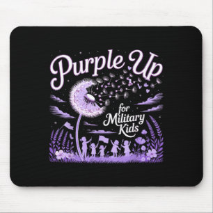 Mousepad Roxo para Criança Militar Dandelion Militar