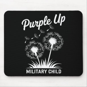Mousepad Roxo Para Crianças Militares Dandelion Chi Militar