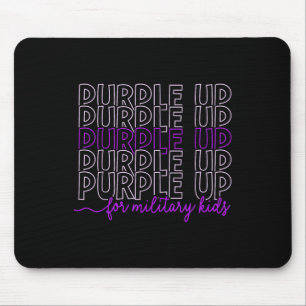 Mousepad Roxo Para Crianças Militares Filho Militar Mês B