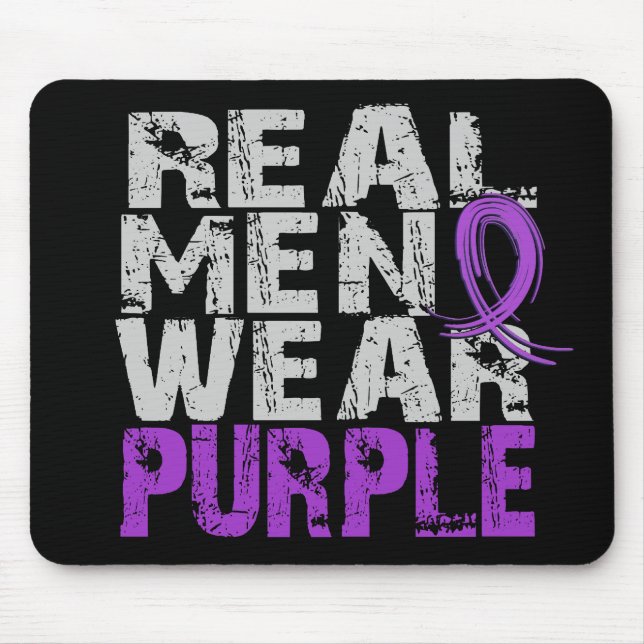 Mousepad Roxo real do desgaste de homens do lúpus (Frente)