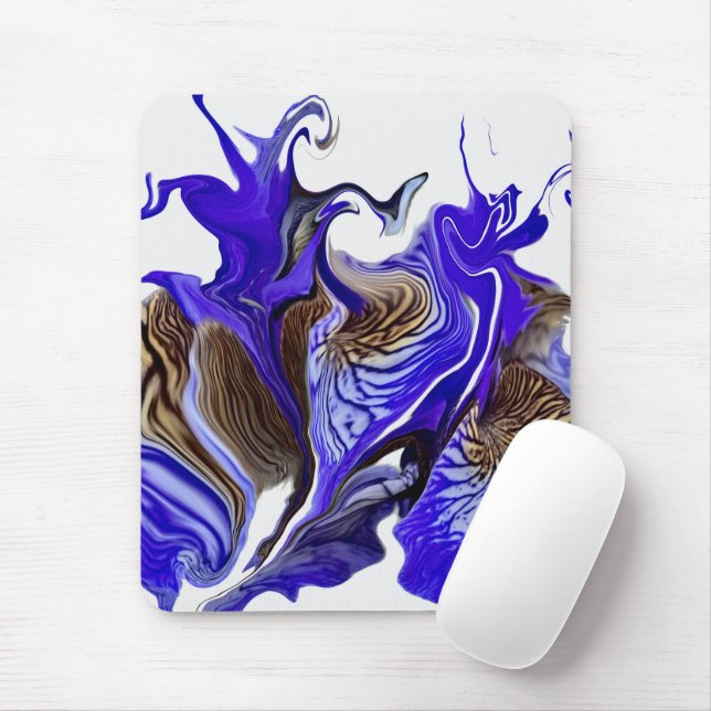 Mousepad Roxos De Flor Roxo Iris (Com mouse)