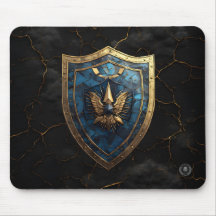 Royal Blue Eagle Crest Gaming