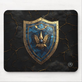 Mousepad Royal Blue Eagle Crest Gaming