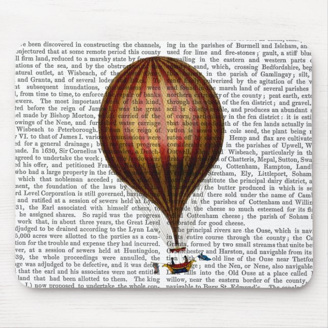 Mousepad Royal Nassau Balloon Hot Air Balloon (Frente)