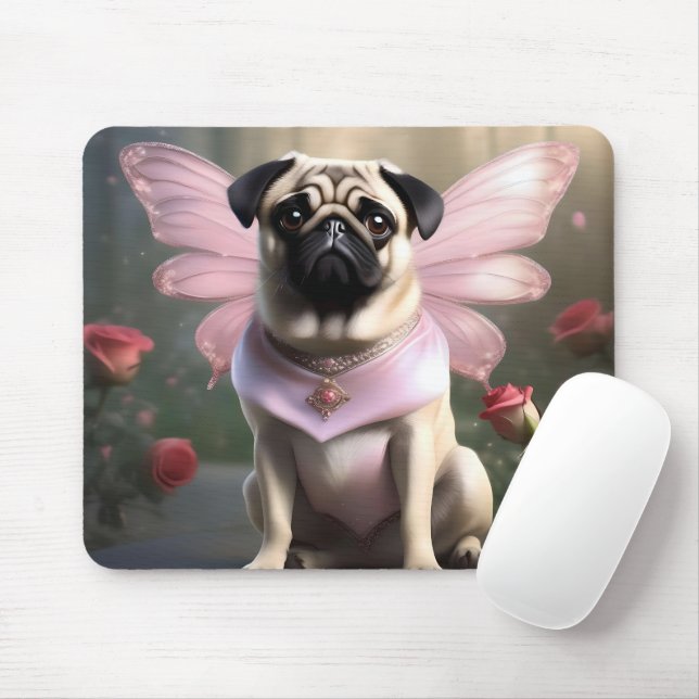 Mousepad Royal Pug: A Princesa Fada dos Reinos Encantados (Com mouse)