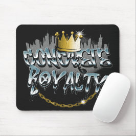 Mousepad Royalty Concreto - Design de Streetwear Urbano