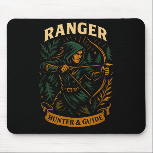 Mousepad Rpg Gamer Ranger D20 Dice Nerdy Men Women Kid