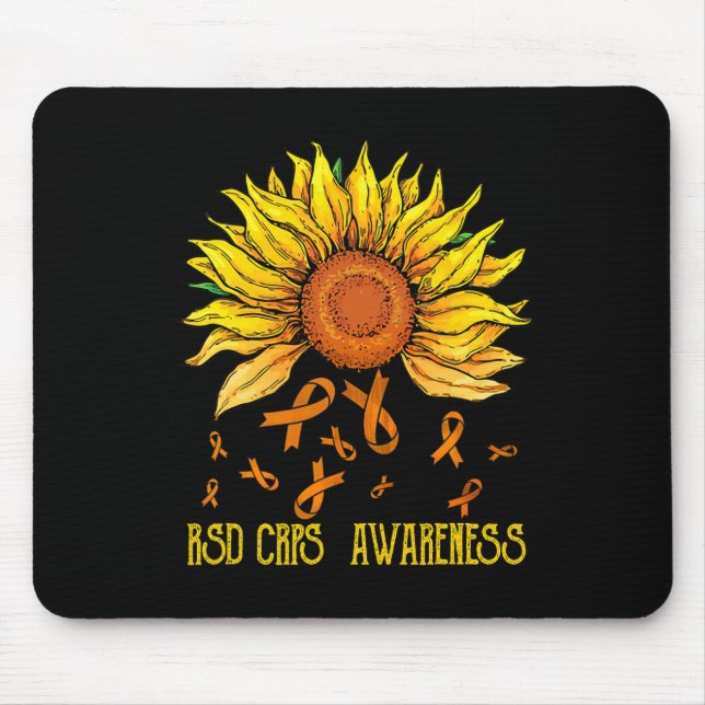 Mousepad RSD Sensibilização CRPS Girassol (Frente)