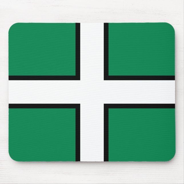 Mousepad Rua. Bandeira da Petroc/Bandeira do Rato Devon (Frente)