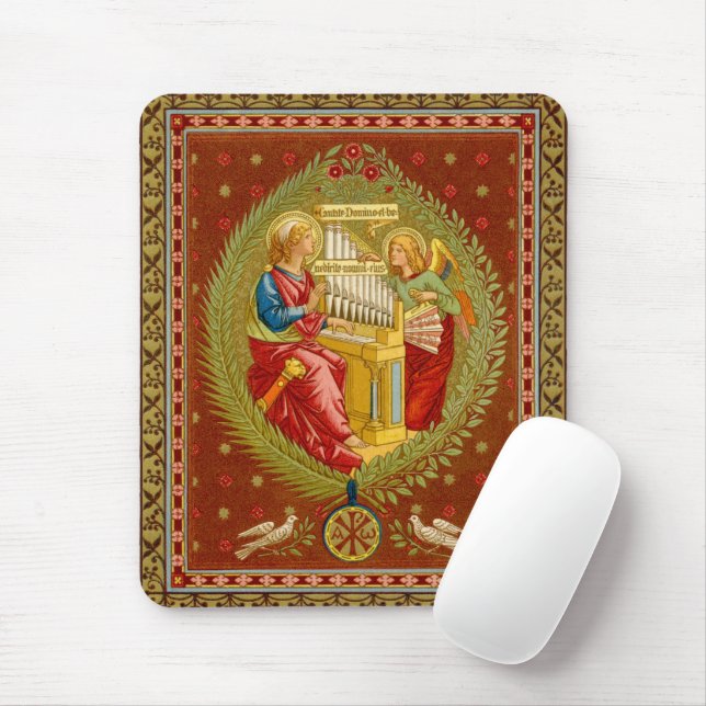 Mousepad Rua. Cecília de Roma (SNV 36) Vertical (Com mouse)