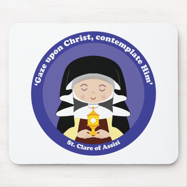 Mousepad Rua. Clare de Assisi (Frente)