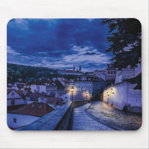 Mousepad Rua da noite em Praga