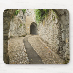 Mousepad Rua de paralelepípedos cinza, França
