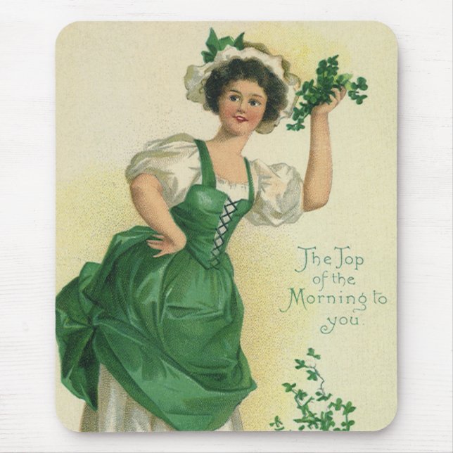 Mousepad Rua de Vintage. A bunda do Patrick, o Shamrocks So (Frente)