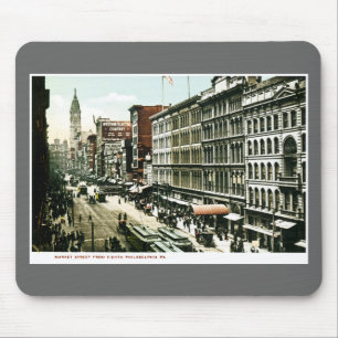 Mousepad Rua do mercado, Philadelphfia, PA