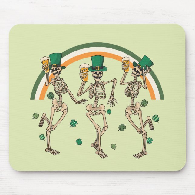 Mousepad Rua dos Skeletons dançantes Patrick (Frente)