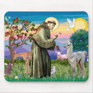 Mousepad Rua Francis e Llama Baby
