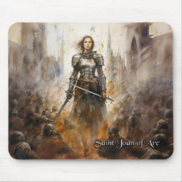 Mousepad Rua. Joan of Arc Mousepad, Christian #30