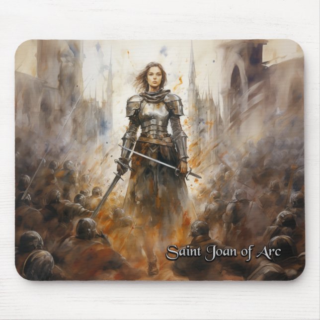Mousepad Rua. Joan of Arc Mousepad, Christian #30 (Frente)