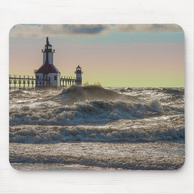 Mousepad Rua Joseph Lighthouse Painterly (Frente)