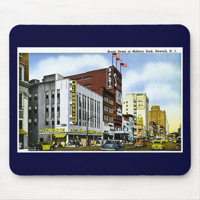 Mousepad Rua larga no parque militar, Newark, New-jersey (Frente)