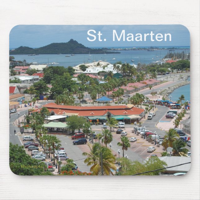 Mousepad Rua. Maarten - Marigot Bay (Frente)