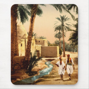 Mousepad Rua na antiga cidade, Biskra, Argélia