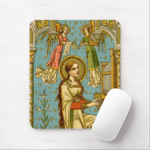 Mousepad Rua NeoGothic. Cecília de Roma (pormenores; BNG 0