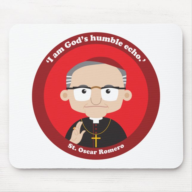 Mousepad Rua, Oscar Romero (Frente)