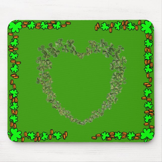 Mousepad Rua, Pad do Mouse do Dia de Patrick (Frente)