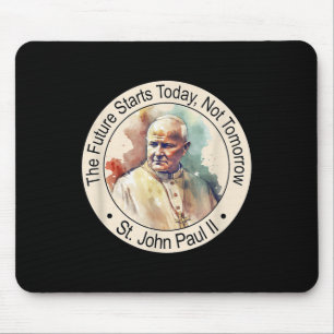 Mousepad Rua Papa João Paulo Ii Famosos Santos Católicos Re