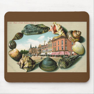 Mousepad Rua principal, Parque Asbury, Nova Jersey Vintage
