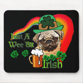 Mousepad Rua, Pug do Dia de Patrick