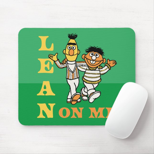 Mousepad Rua Sésamo | Bert & Ernie Lean on Me (Com mouse)