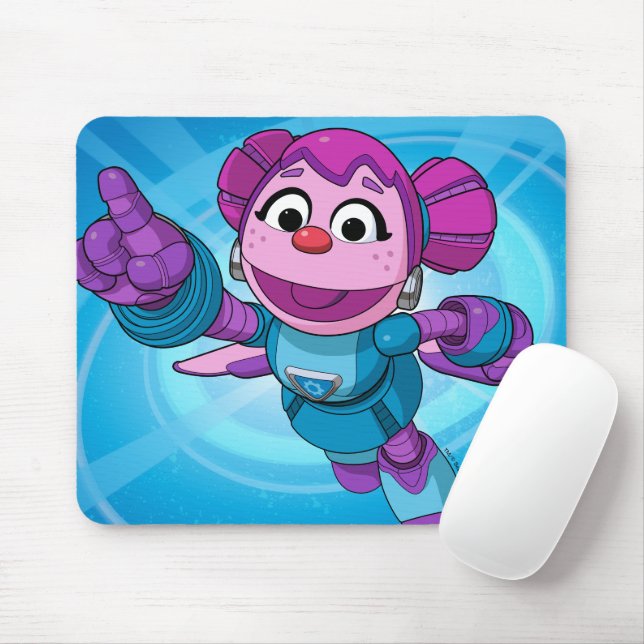 Mousepad Rua Sésamo | Mecha Builders Abby (Com mouse)
