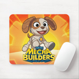 Mousepad Rua Sésamo Mecha Construtor Tango Em Ação