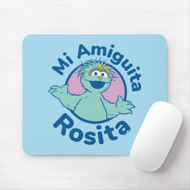 Mousepad Rua Sésamo | Mi Amiguita Rosita (Com mouse)