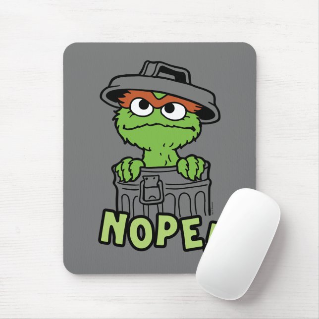 Mousepad Rua Sésamo | Oscar, o Grouch Nope! (Com mouse)