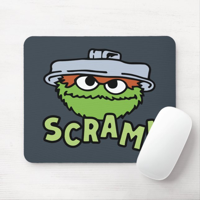 Mousepad Rua Sésamo | Oscar, o Grouch Scram! (Com mouse)