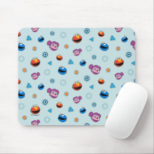 Mousepad Rua Sésamo Padrão Mecha Builders Faces