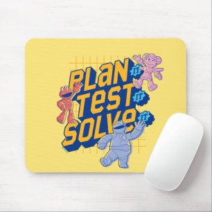 Mousepad Rua Sésamo Solução de teste do plano de construç