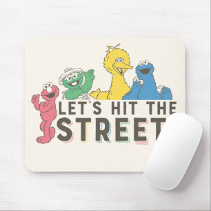 Mousepad Rua Sésamo Vamos na rua!