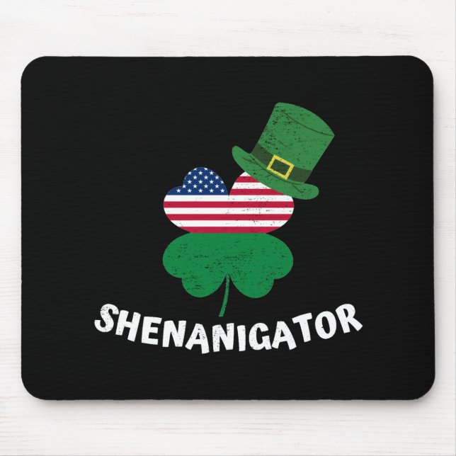 Mousepad Rua, Shenanigator do Dia de Patrick (Frente)