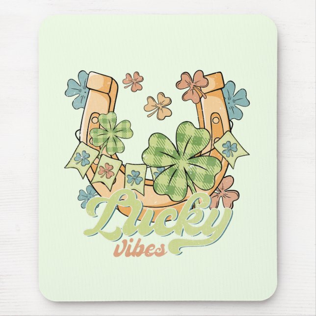 Mousepad Rua, Vibes Sortudos de Patrick (Frente)
