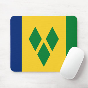 Mousepad Rua Vincent e Bandeira de Granadinas Vincy