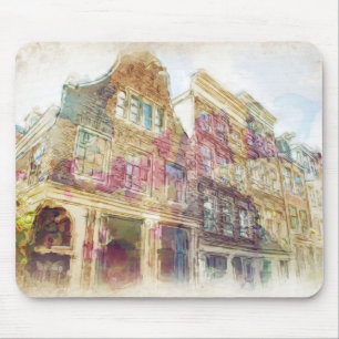 Mousepad Ruas de Amsterdão velha