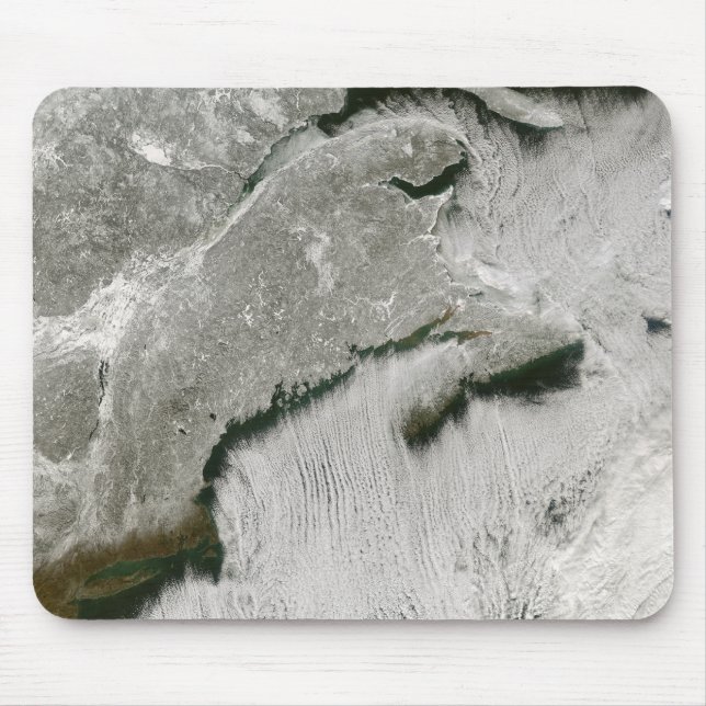 Mousepad Ruas de neve e nuvens (Frente)