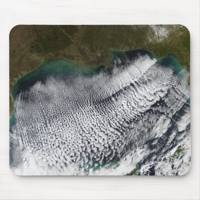 Mousepad Ruas de nuvens no Golfo do México (Frente)