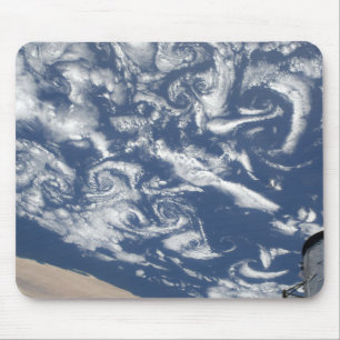 Mousepad Ruas de vortex da nuvem fora da costa