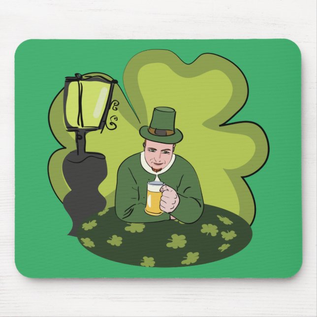 MOUSEPAD "RUAS FELIZES. DIA DE PATRICK" LEPRECHAUN (Frente)